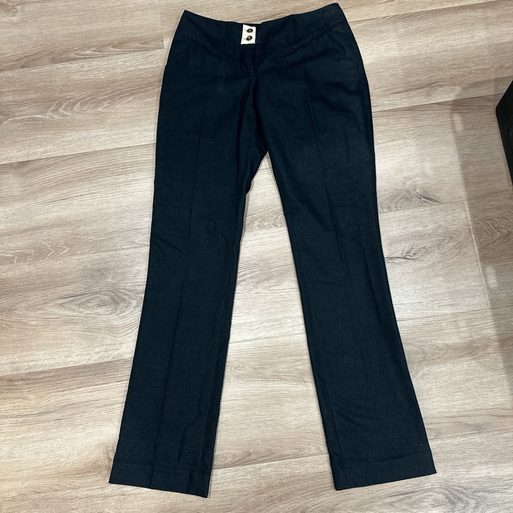Mayle Midnight Black Straight Leg Pants